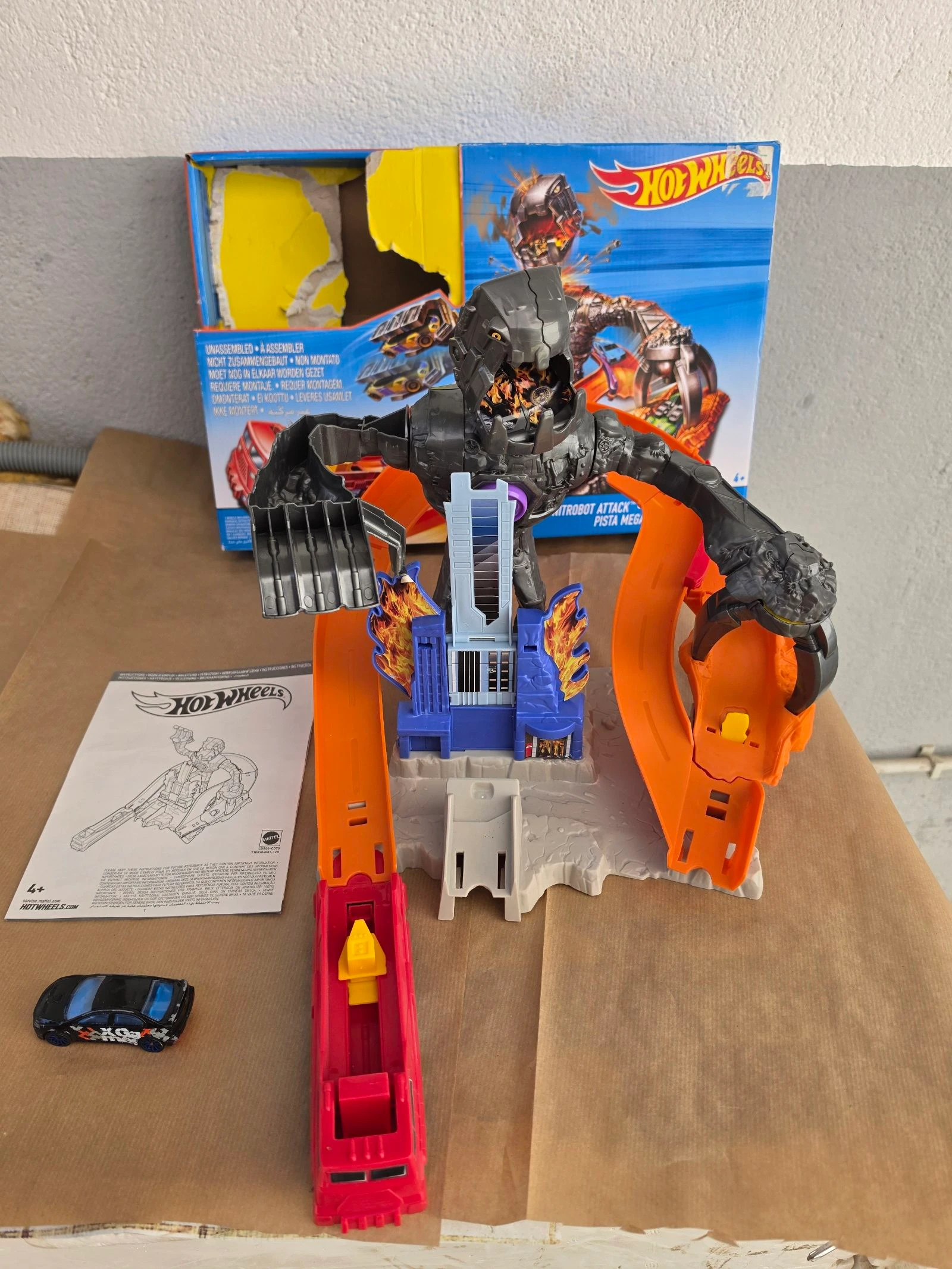 Pista Hot Wheels  Nitobot Attack (Megarobot Destructor)